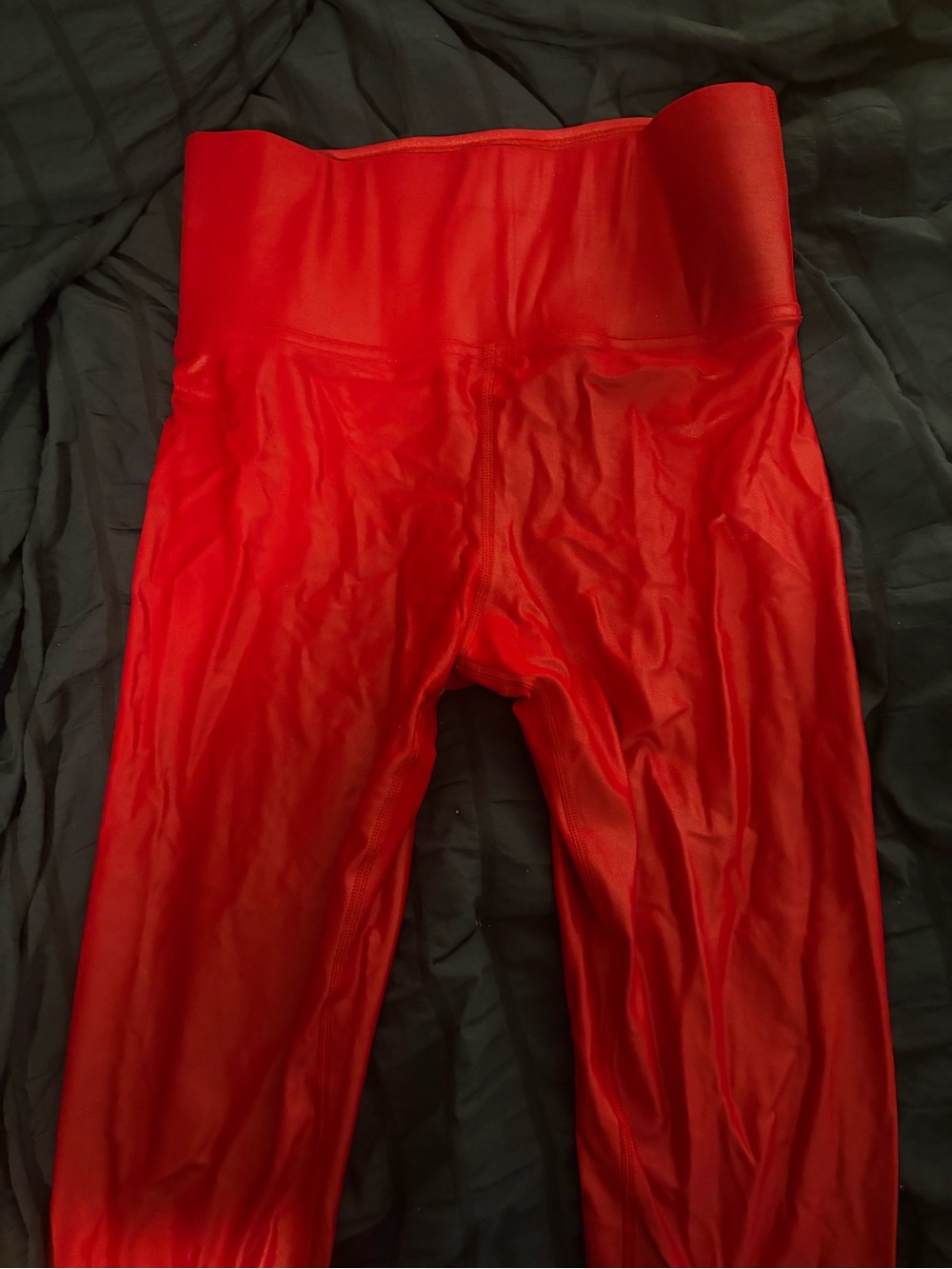 Carbon38 Kids High-Waist Leggings - Bright Red